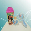 AVON Regalo Princesas: Cepillo Star Frozen para el cabello + Colonia Disney Frozen (70 ml) + Vaso shaker Moana (16 oz)