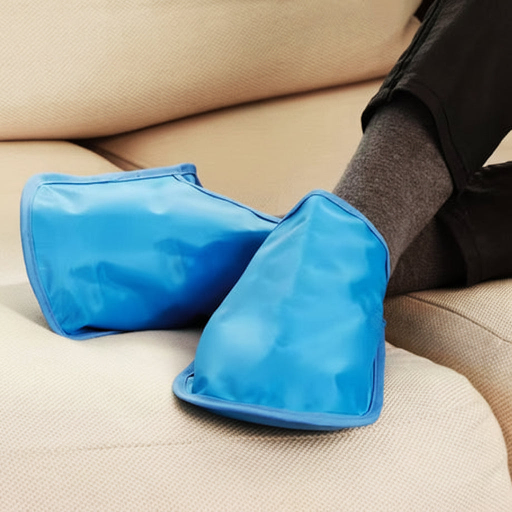 Pantuflas de terapia frío y caliente - alivio para pies con temperatura regulable | Pillaca