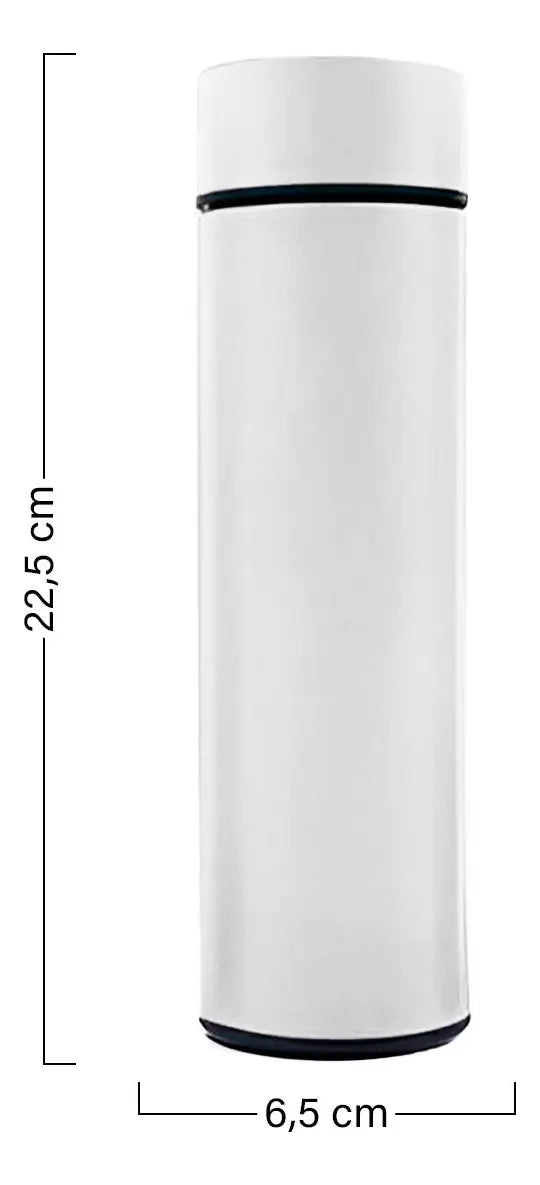Termo 420 ml con indicador de temperatura – Acero inoxidable