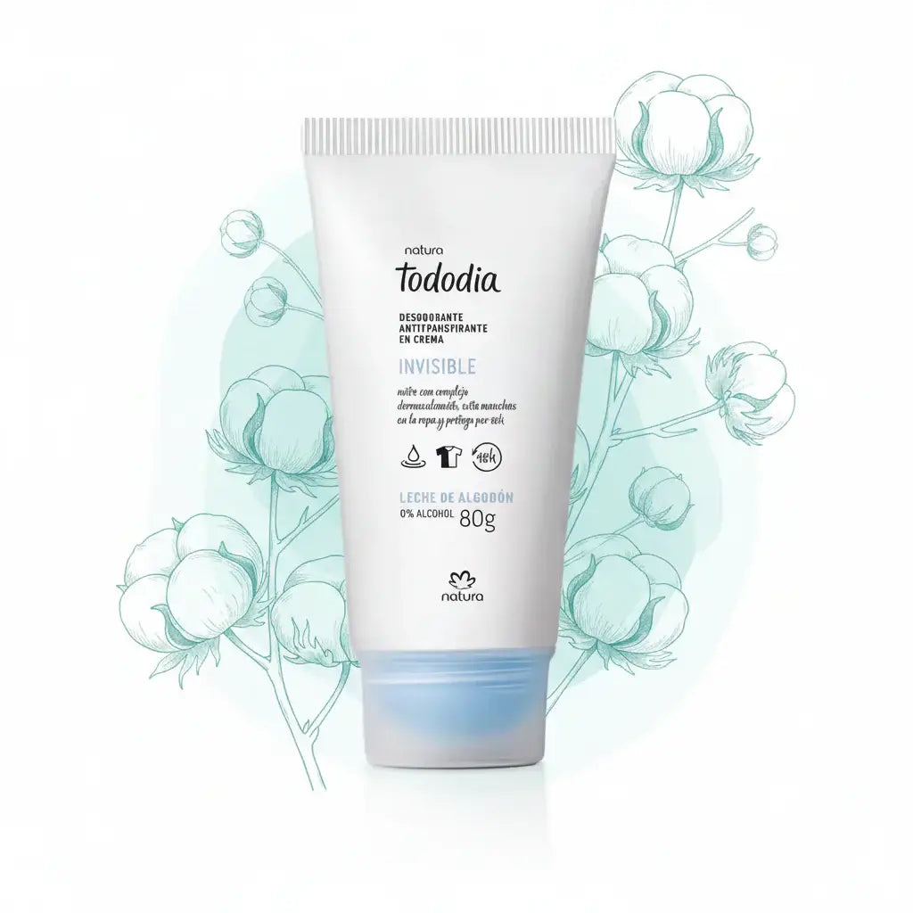 NATURA Desodorante antitranspirante invisible en crema (80 gr)