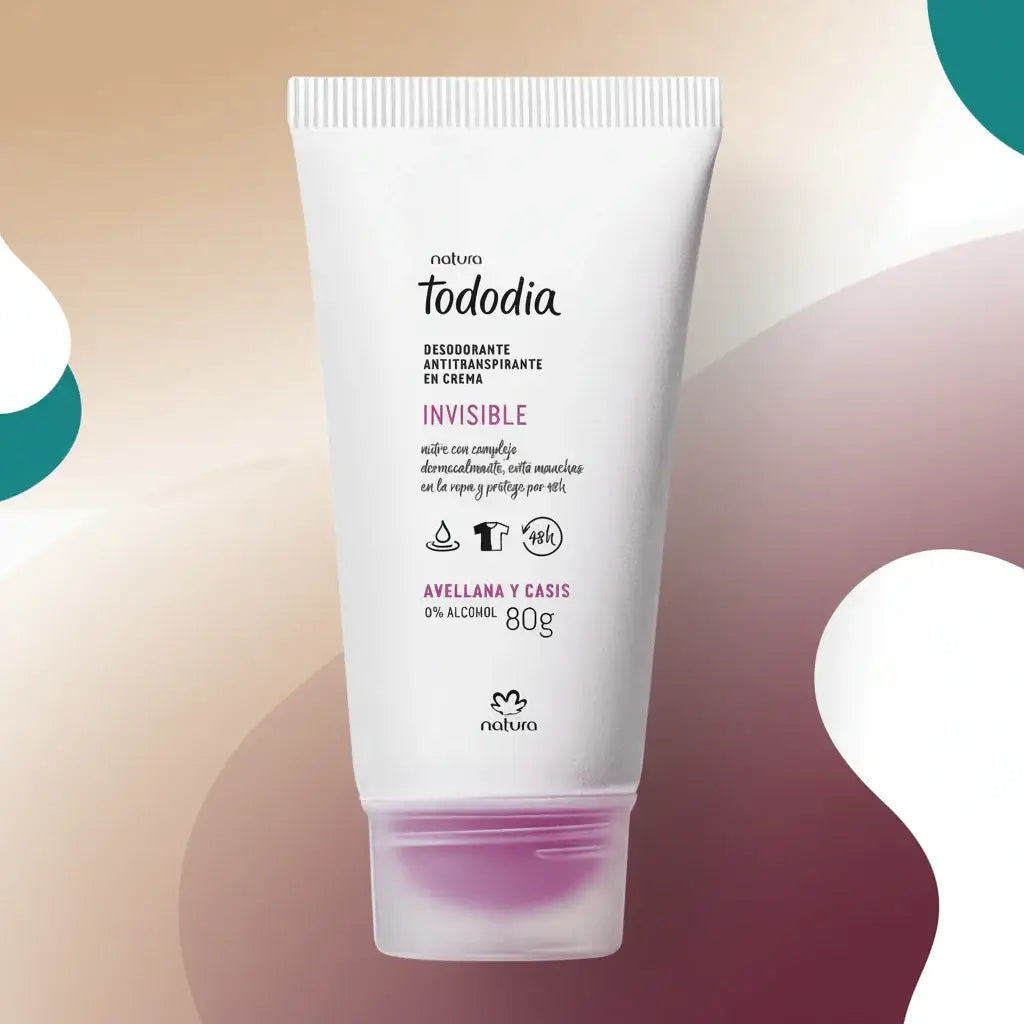 NATURA Desodorante antitranspirante invisible en crema (80 gr)