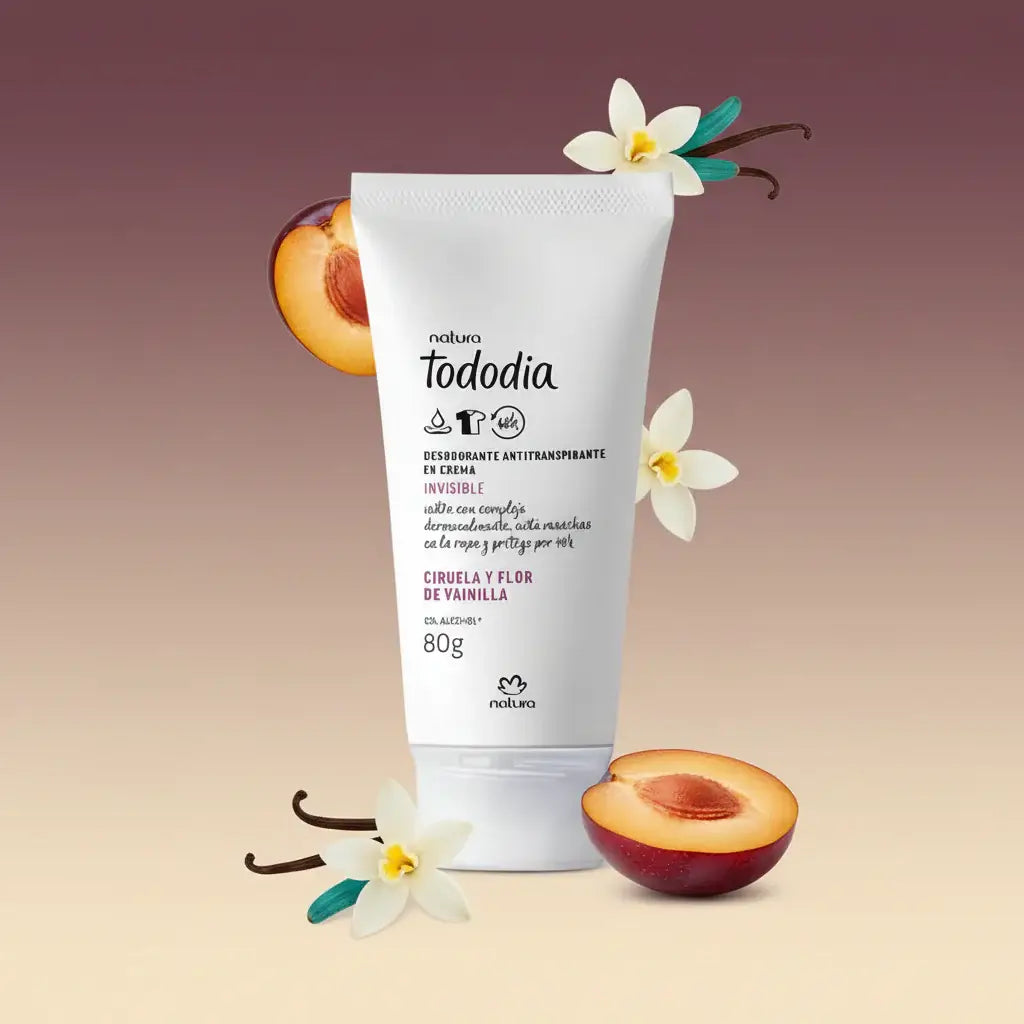 NATURA Desodorante antitranspirante invisible en crema (80 gr)