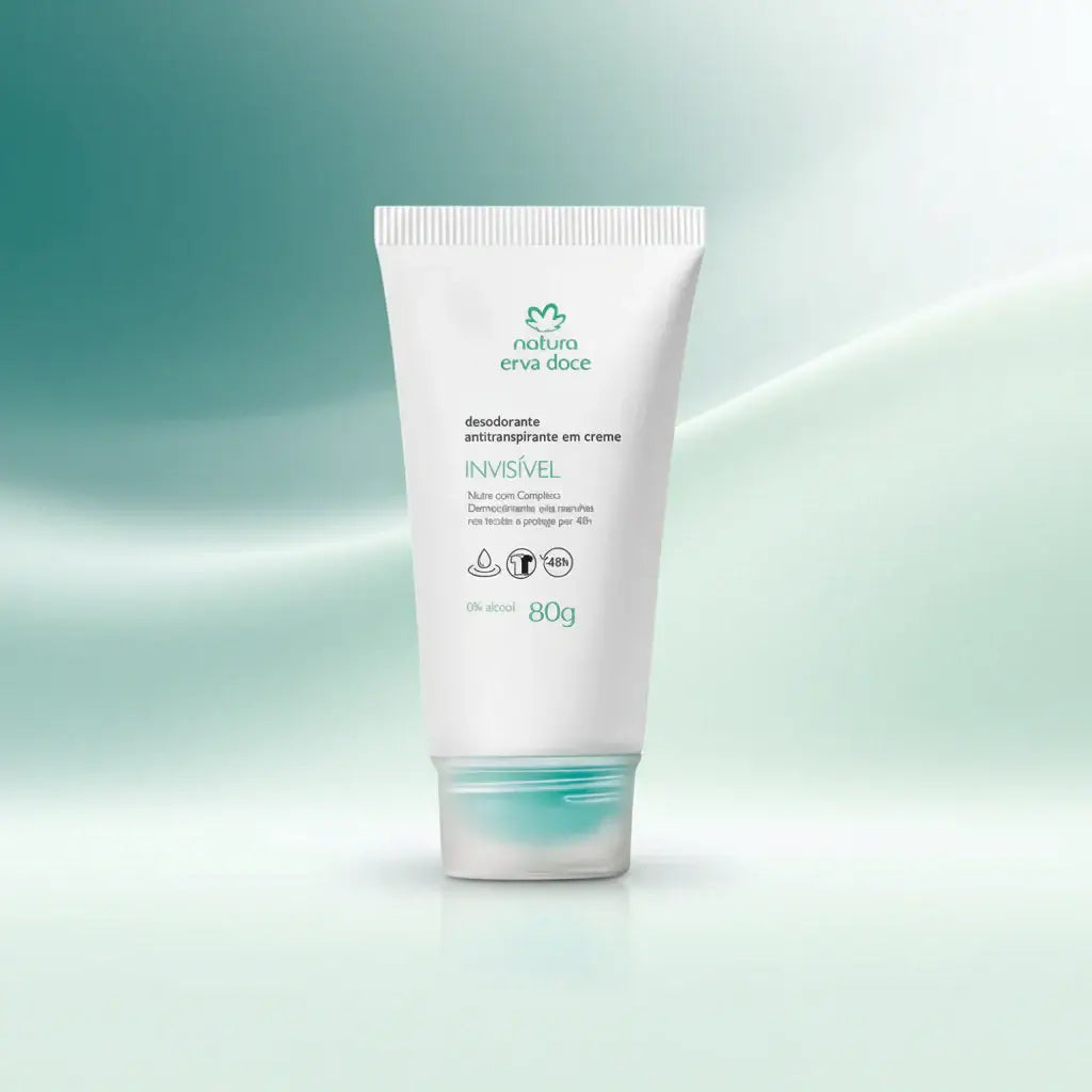 NATURA Desodorante antitranspirante invisible en crema (80 gr)