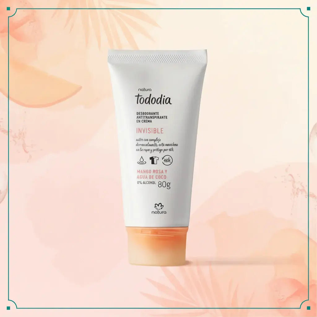 NATURA Desodorante antitranspirante invisible en crema (80 gr)