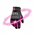 Guantes para moto MadMotor color rosado, protección reforzada en nudillos, agarre ergonómico y ajuste con velcro | Pillaca