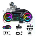 Intercomunicador Y13 Pro para motocicleta, Bluetooth, alcance 500m, batería 1000mAh, compatible con cascos half helmet, resistente al agua, incluye múltiples micrófonos | Pillaca