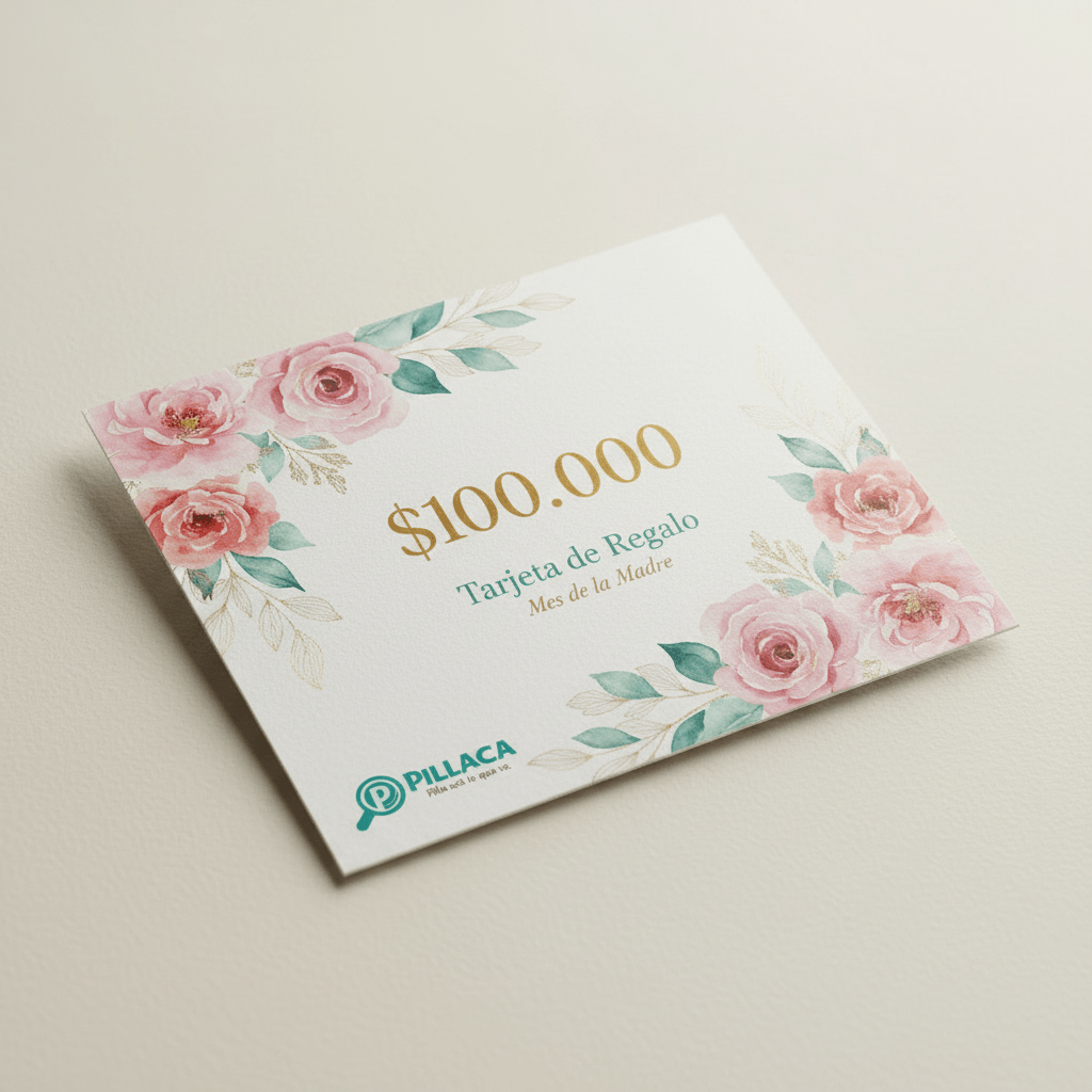 Tarjeta virtual de regalo Pillaca - elige el monto y envía por correo | Pillaca