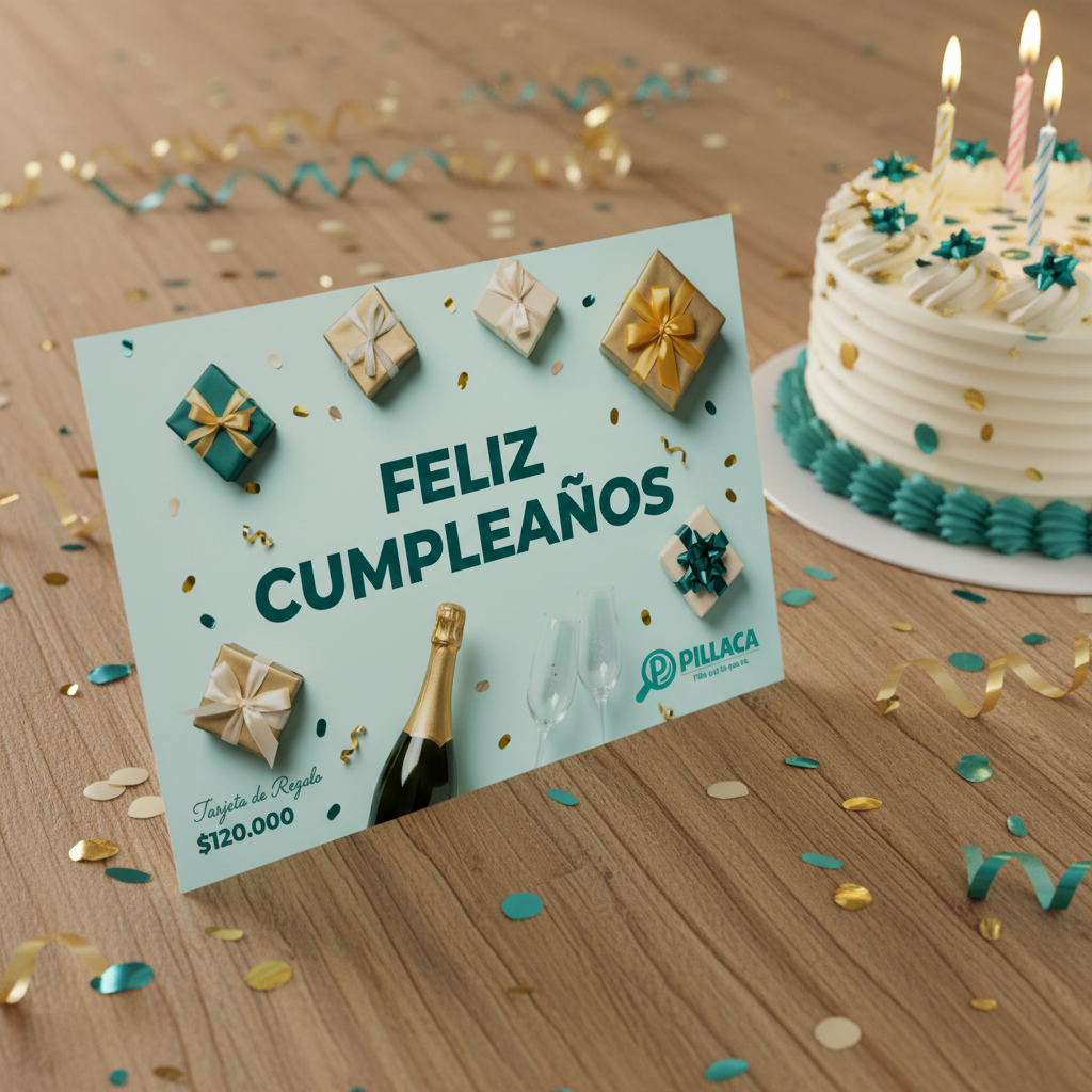 Tarjeta Regalo Cumpleaños $120.000 | Pillaca